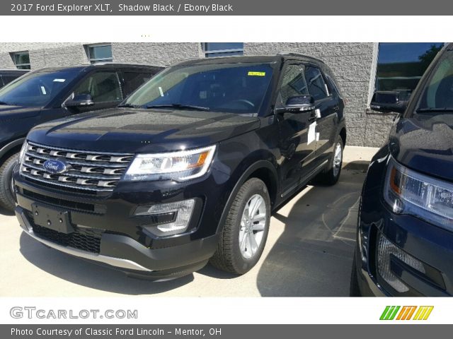 2017 Ford Explorer XLT in Shadow Black