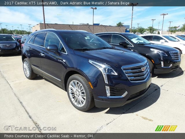 2017 Cadillac XT5 Luxury AWD in Dark Adriatic Blue Metallic