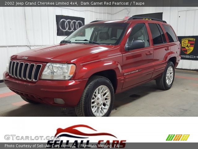 2002 Jeep Grand Cherokee Limited 4x4 in Dark Garnet Red Pearlcoat