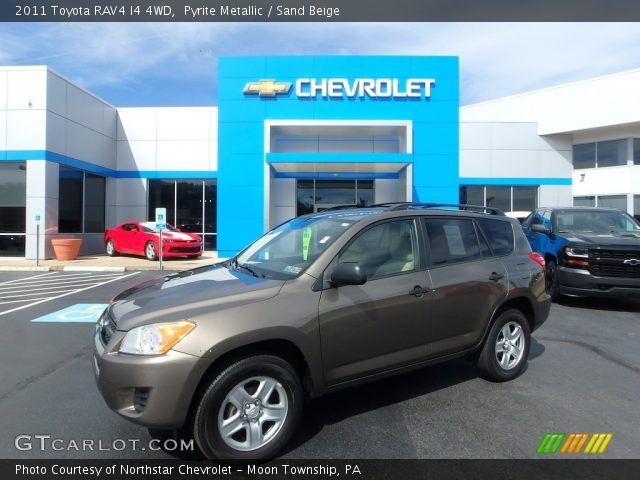 2011 Toyota RAV4 I4 4WD in Pyrite Metallic