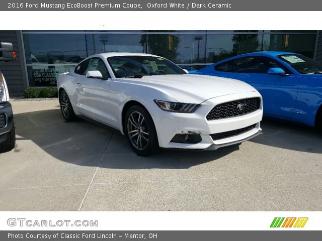 2016 Ford Mustang EcoBoost Premium Coupe in Oxford White