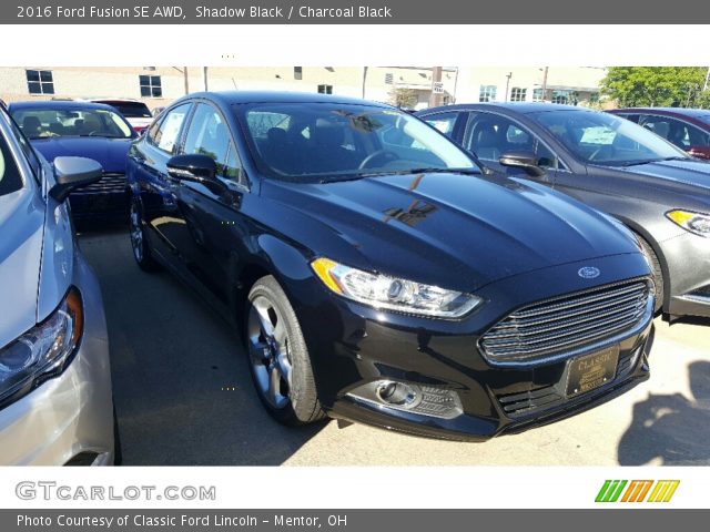 2016 Ford Fusion SE AWD in Shadow Black