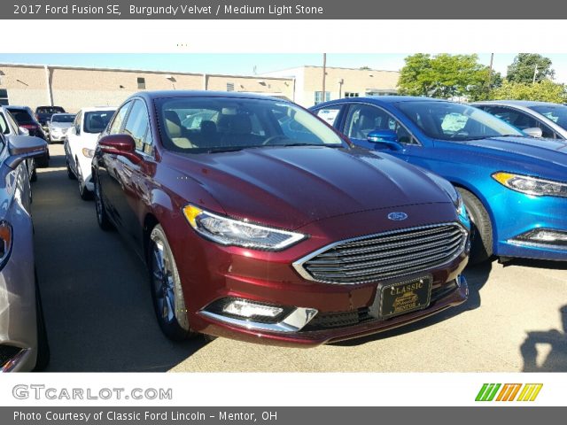 2017 Ford Fusion SE in Burgundy Velvet