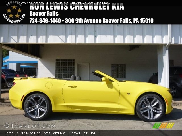 2017 Chevrolet Camaro LT Convertible in Bright Yellow