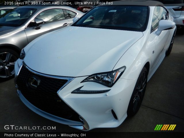 2016 Lexus RC 350 F Sport AWD Coupe in Ultra White