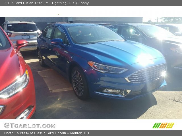 2017 Ford Fusion Titanium in Lightning Blue