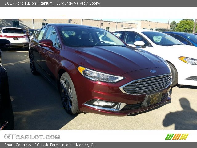 2017 Ford Fusion Titanium in Burgundy Velvet
