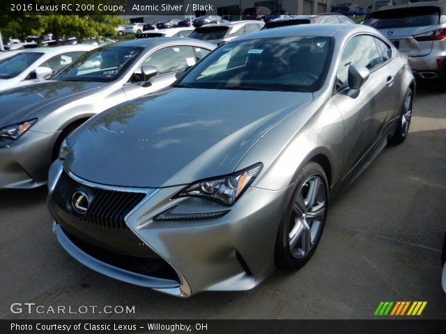 2016 Lexus RC 200t Coupe in Atomic Silver