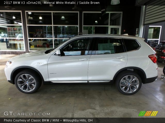 2017 BMW X3 xDrive28i in Mineral White Metallic