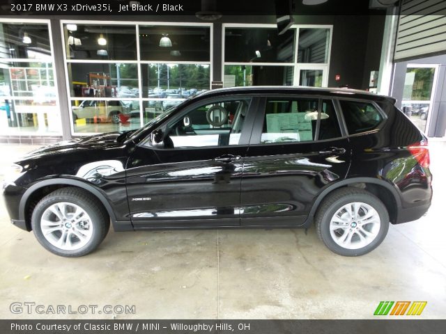 2017 BMW X3 xDrive35i in Jet Black