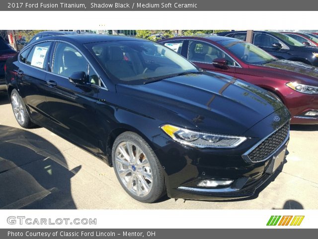 2017 Ford Fusion Titanium in Shadow Black