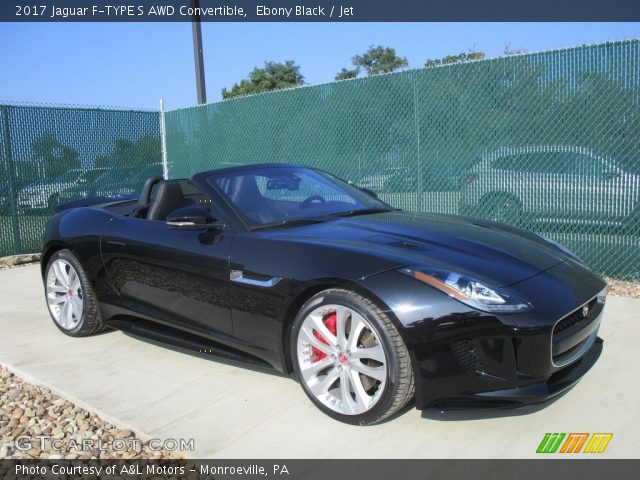 2017 Jaguar F-TYPE S AWD Convertible in Ebony Black