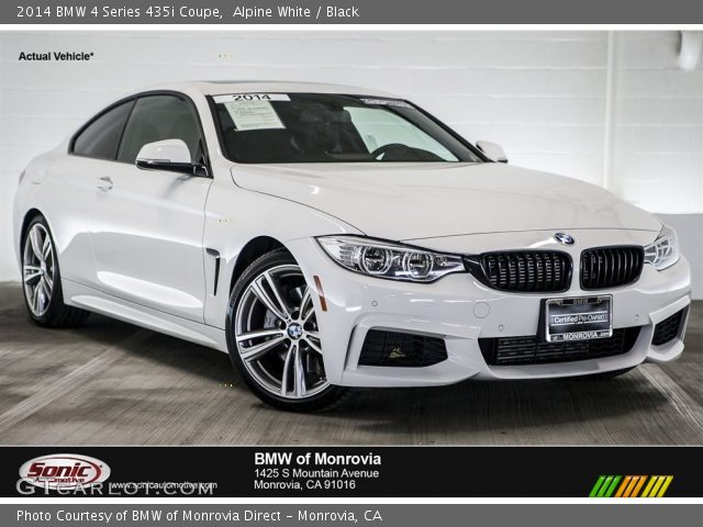 2014 BMW 4 Series 435i Coupe in Alpine White