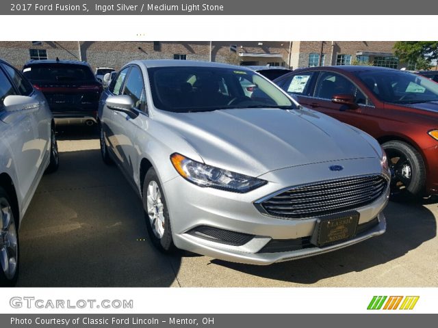 2017 Ford Fusion S in Ingot Silver