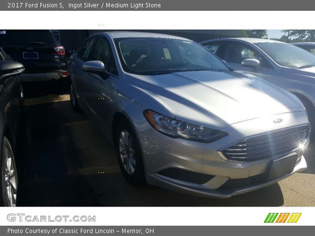 2017 Ford Fusion S in Ingot Silver