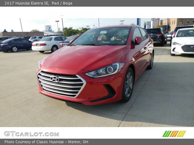 2017 Hyundai Elantra SE in Red