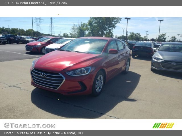 2017 Hyundai Elantra SE in Red