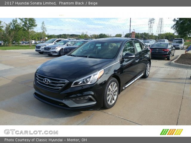 2017 Hyundai Sonata Limited in Phantom Black