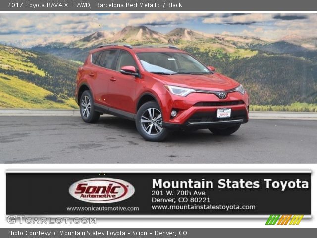 2017 Toyota RAV4 XLE AWD in Barcelona Red Metallic