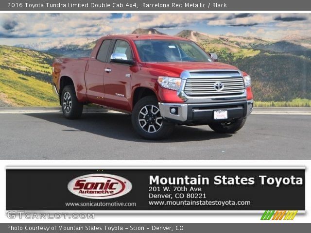 2016 Toyota Tundra Limited Double Cab 4x4 in Barcelona Red Metallic