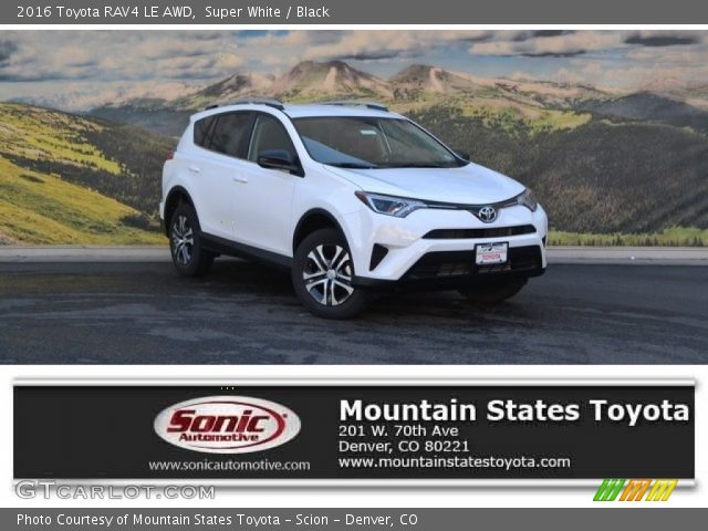2016 Toyota RAV4 LE AWD in Super White