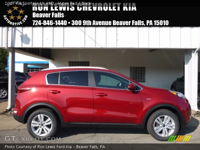 2017 Kia Sportage LX AWD in Hyper Red