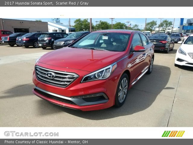 2017 Hyundai Sonata Sport in Scarlet Red