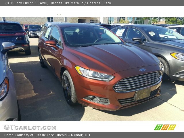 2016 Ford Fusion SE AWD in Bronze Fire Metallic