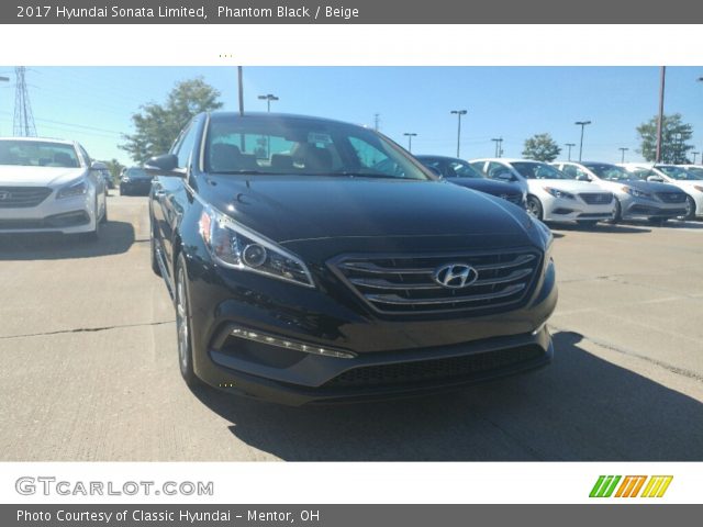 2017 Hyundai Sonata Limited in Phantom Black