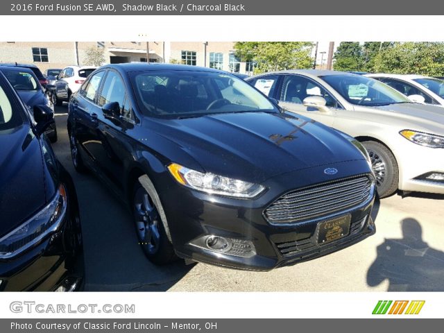 2016 Ford Fusion SE AWD in Shadow Black