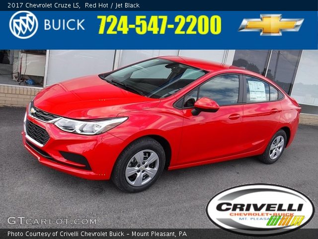 2017 Chevrolet Cruze LS in Red Hot