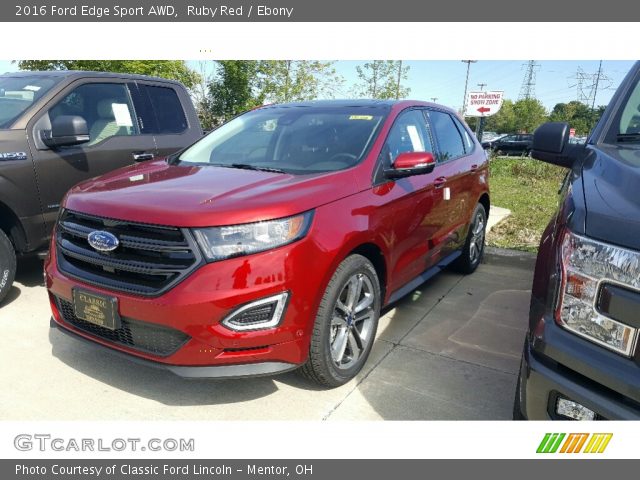 2016 Ford Edge Sport AWD in Ruby Red
