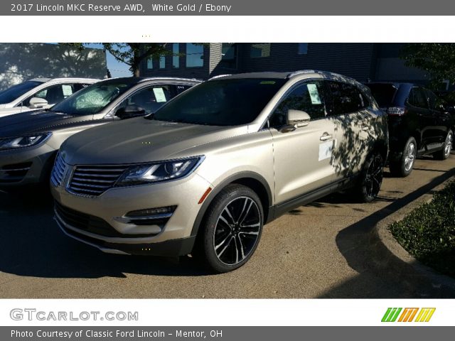 2017 Lincoln MKC Reserve AWD in White Gold