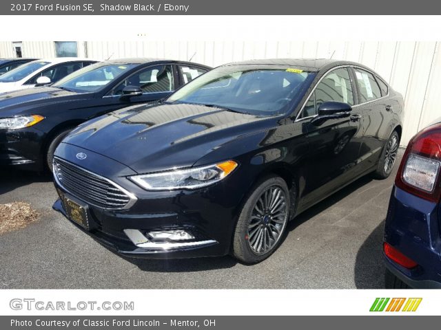 2017 Ford Fusion SE in Shadow Black