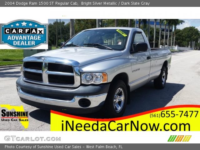2004 Dodge Ram 1500 ST Regular Cab in Bright Silver Metallic