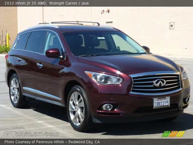 2013 Infiniti JX 35 AWD in Midnight Garnet