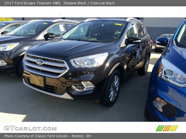 2017 Ford Escape Titanium 4WD in Shadow Black
