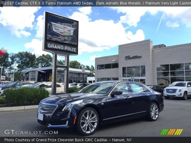 2017 Cadillac CT6 3.0 Turbo Platinum AWD Sedan in Dark Adriatic Blue Metallic