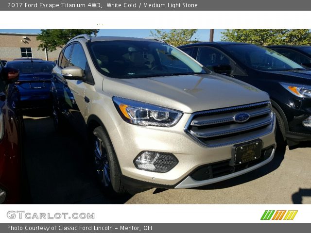 2017 Ford Escape Titanium 4WD in White Gold