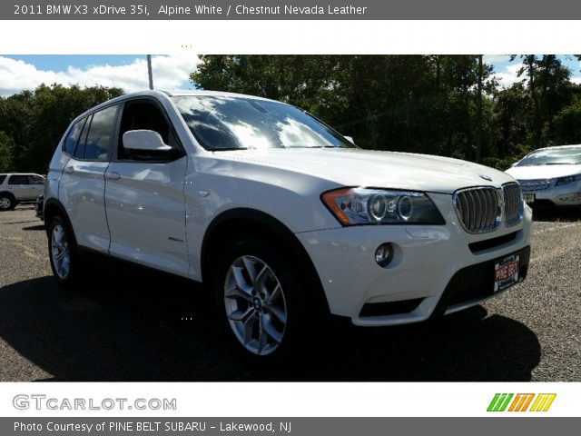 2011 BMW X3 xDrive 35i in Alpine White