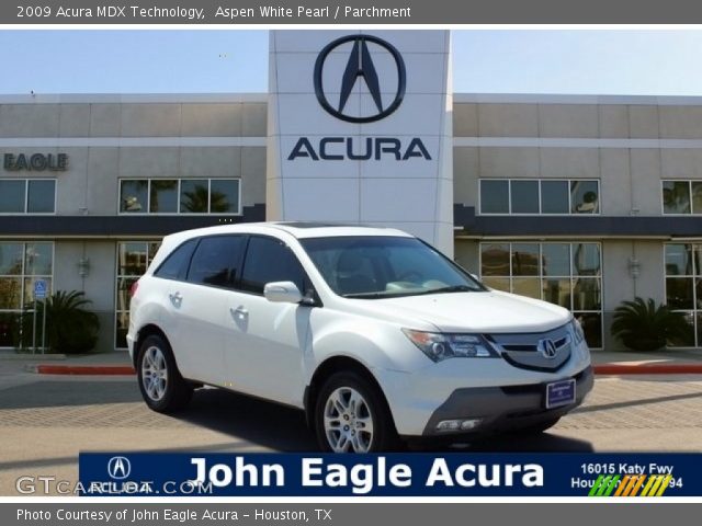 2009 Acura MDX Technology in Aspen White Pearl