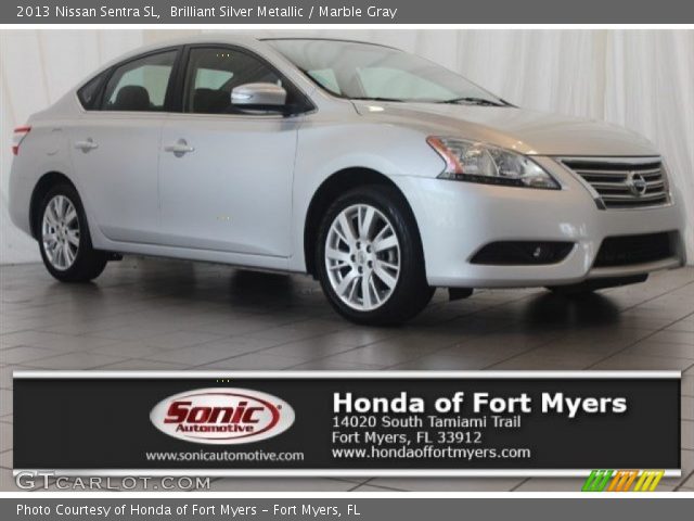 2013 Nissan Sentra SL in Brilliant Silver Metallic