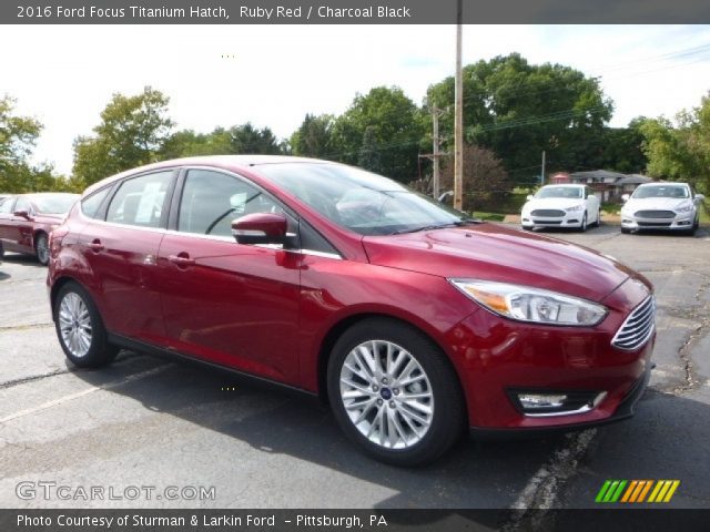 2016 Ford Focus Titanium Hatch in Ruby Red