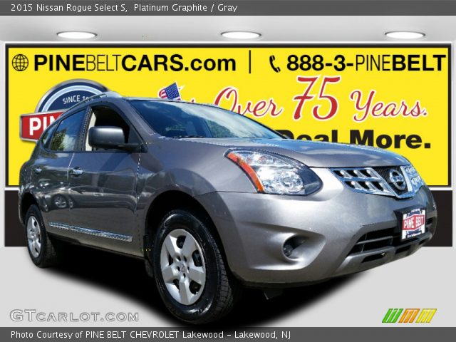 2015 Nissan Rogue Select S in Platinum Graphite