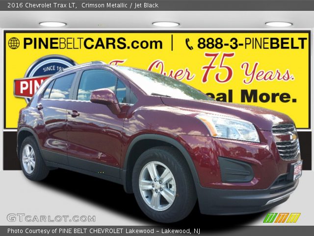 2016 Chevrolet Trax LT in Crimson Metallic