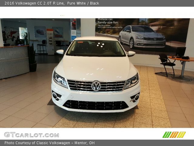 2016 Volkswagen CC 2.0T R Line in Pure White