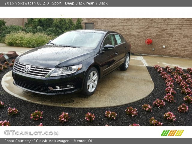 2016 Volkswagen CC 2.0T Sport in Deep Black Pearl