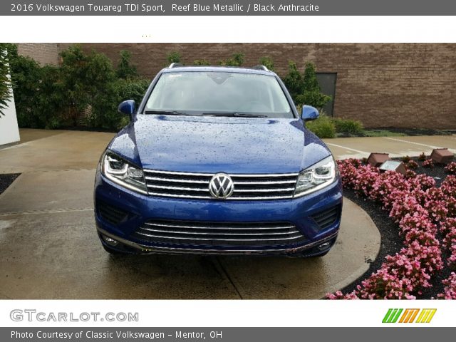 2016 Volkswagen Touareg TDI Sport in Reef Blue Metallic