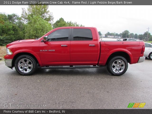 2011 Dodge Ram 1500 Laramie Crew Cab 4x4 in Flame Red