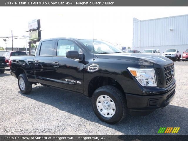 2017 Nissan TITAN XD S Crew Cab 4x4 in Magnetic Black